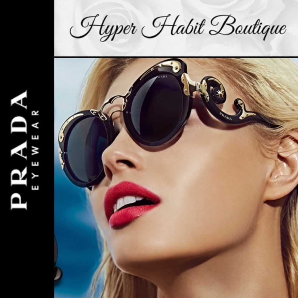 PRADA Sunglasses Women Spr/Black Authentic!